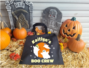 Personalized Glow in the Dark Halloween Bags