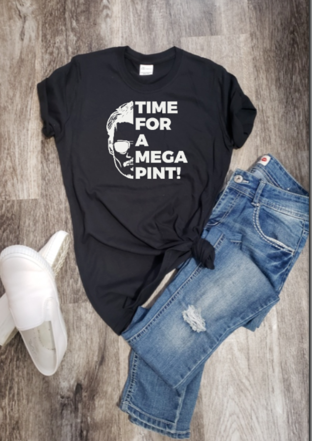 Time For a Mega Pint Ladies Tees
