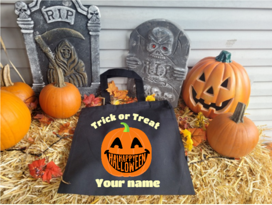 Personalized Glow in the Dark Halloween Bags